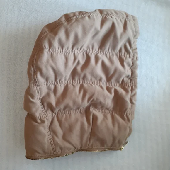 ZARA Beige Camel Down Belted Puffer Jacket/Coat - Size L - Picture 8 of 8